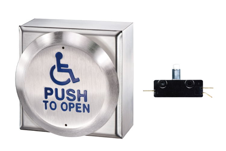 GEM GIANNI PBT-900ALU-1 Push Plate Exit Button